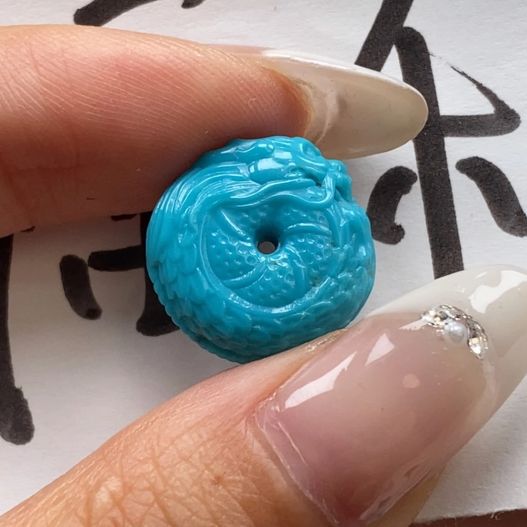 绿松石未镶嵌颈饰