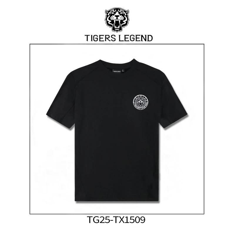 TIGERS LEGEND凉感速干t恤百搭情侣气场强大高级男装亲肤透气吸湿