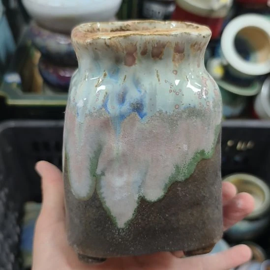 景德镇手工高温陶瓷：内6口高14