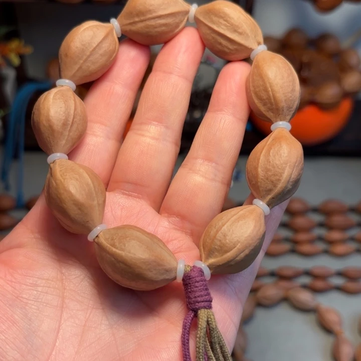 努***斗橄榄核手串/手链梅林铁核手串19×28放漏价
