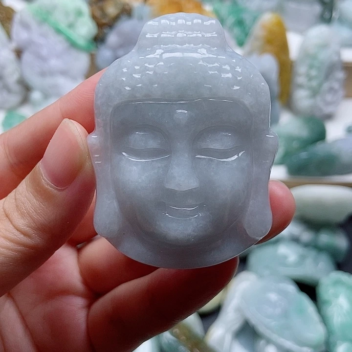 翡翠未镶嵌吊坠(不含链)1