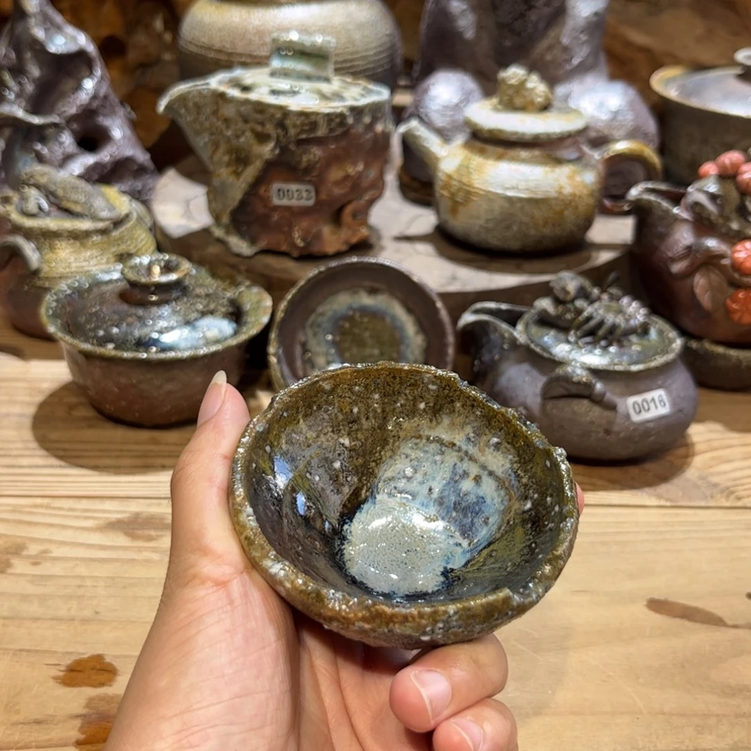 柴烧茶具福利茶杯