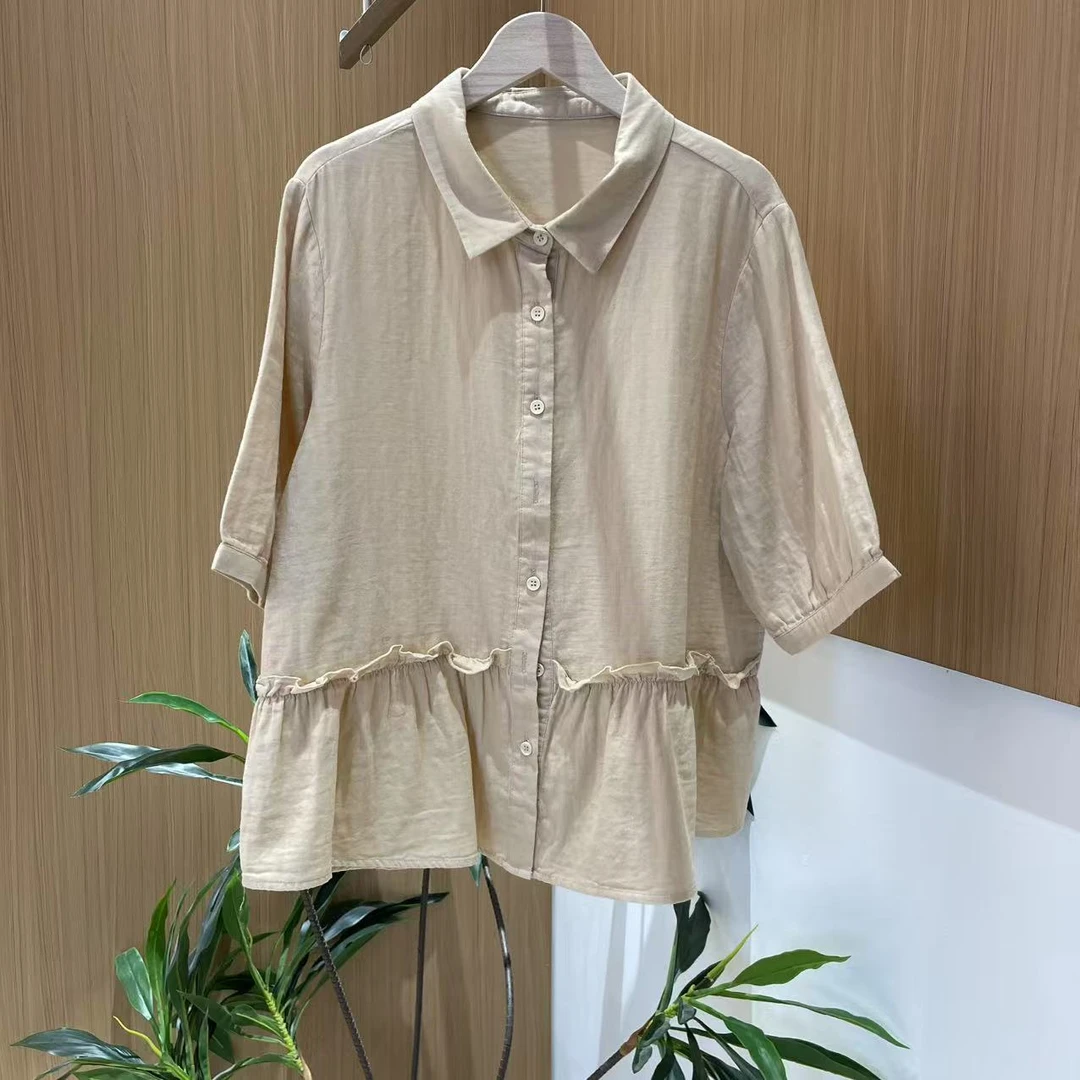 16238新款春秋气质百搭简约休闲显瘦衬衫