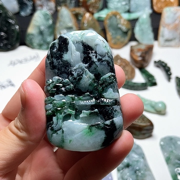 翡翠未镶嵌颈饰翡翠a货