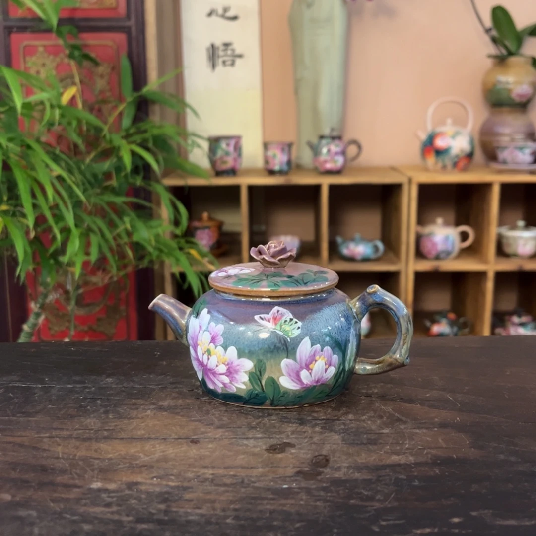 小***候柴烧纯手工手绘陶瓷