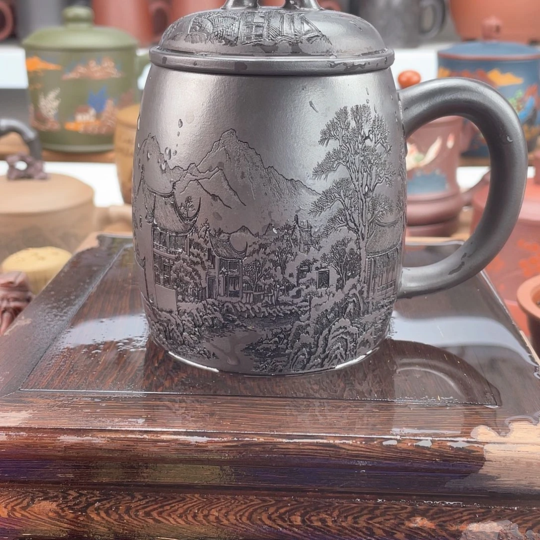 紫砂茶杯高档紫砂茶具套装