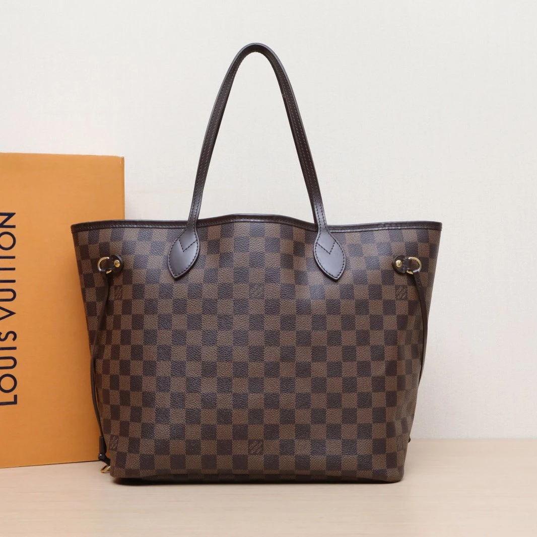 95新 LouisVuitton/路易威登 小花攀攀Neverfull 中号 31 无子袋