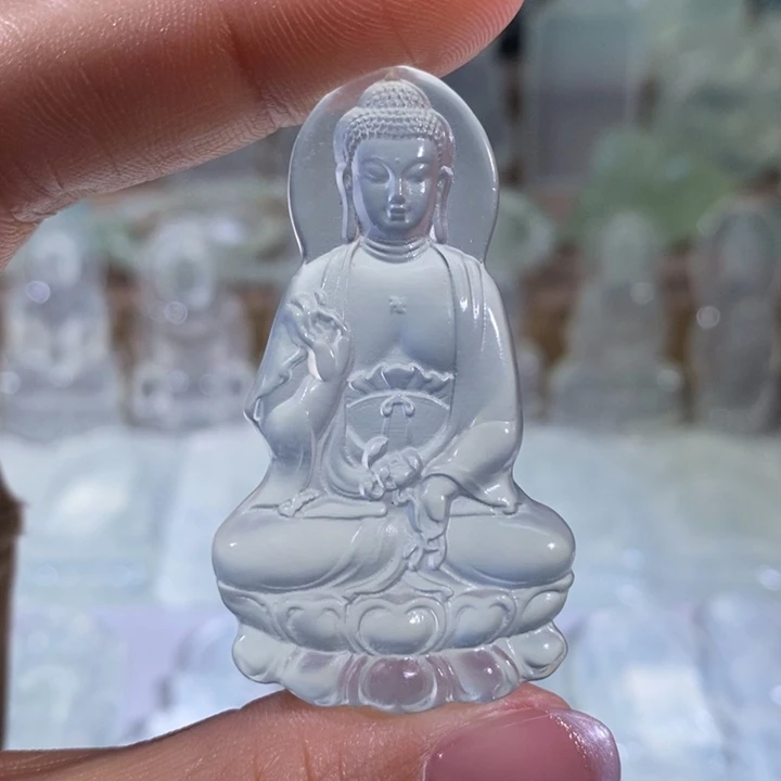 岫玉未镶嵌吊坠吊坠