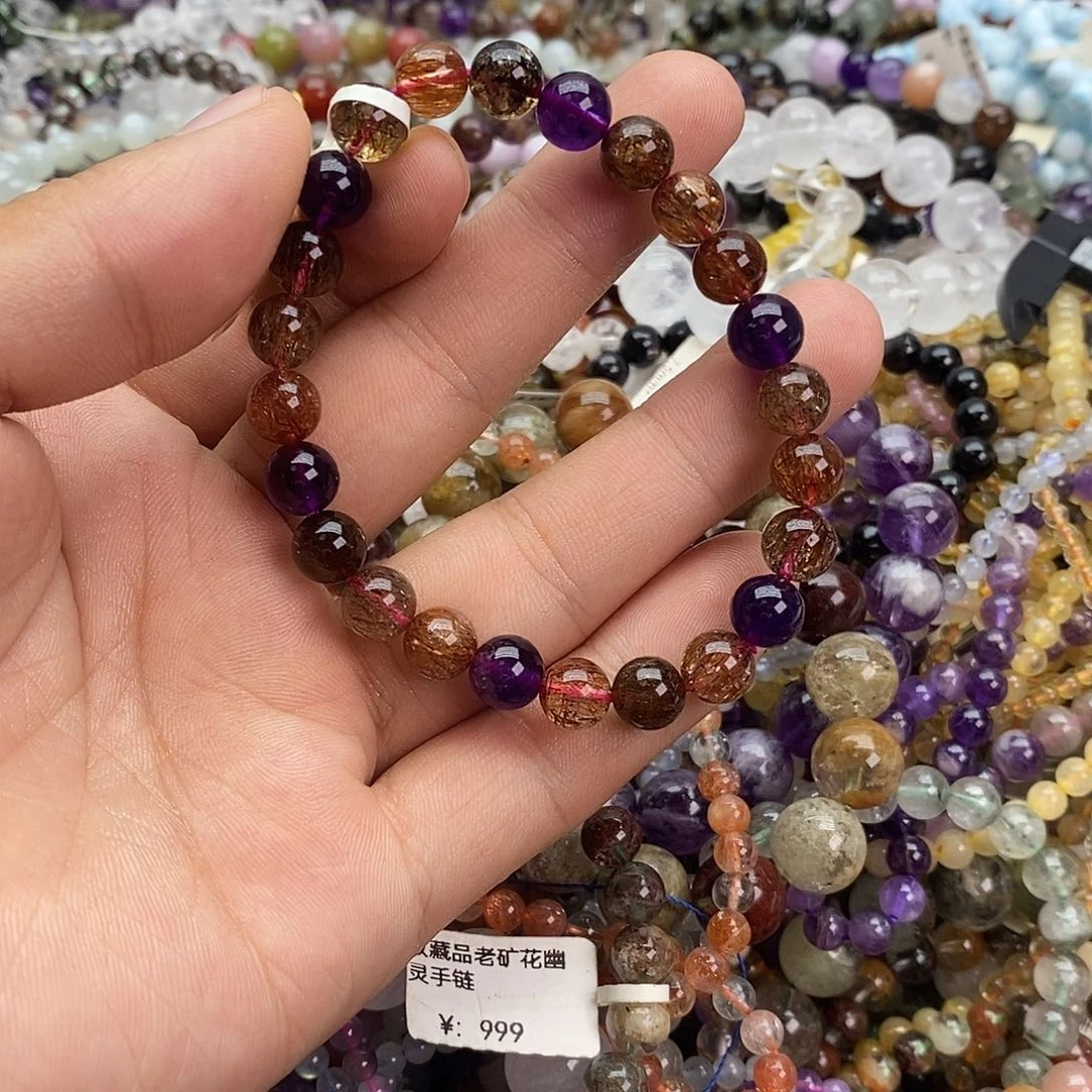 水晶手链未镶嵌三**月手链