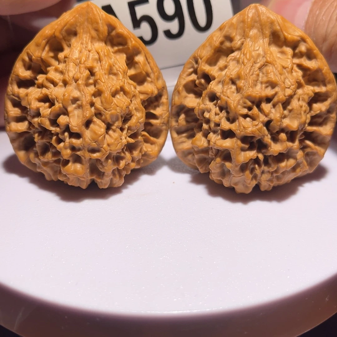 文玩核桃把件47全品官帽