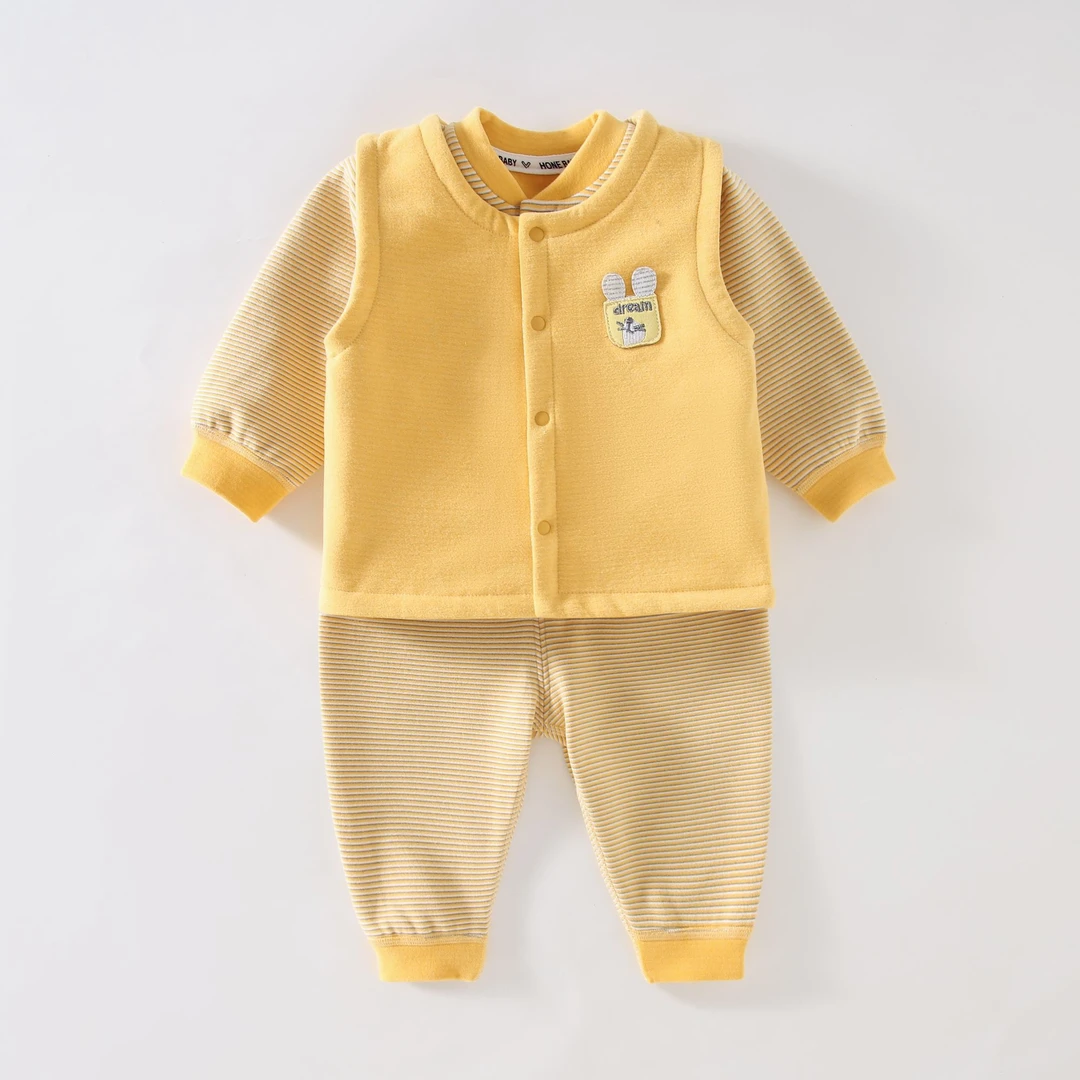 【髙能感】婴幼儿内衣套装分体新生儿婴儿衣服春秋保暖套装必备