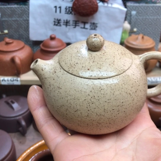 紫砂茶壶白段紫西施180豪升左右瑕疵