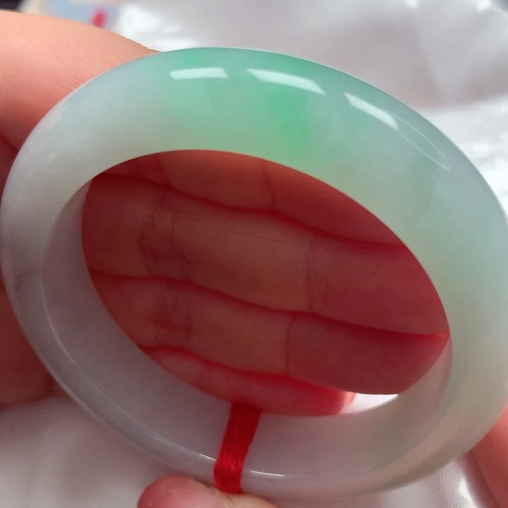 翡翠手镯未镶嵌冰阳绿7⭐️