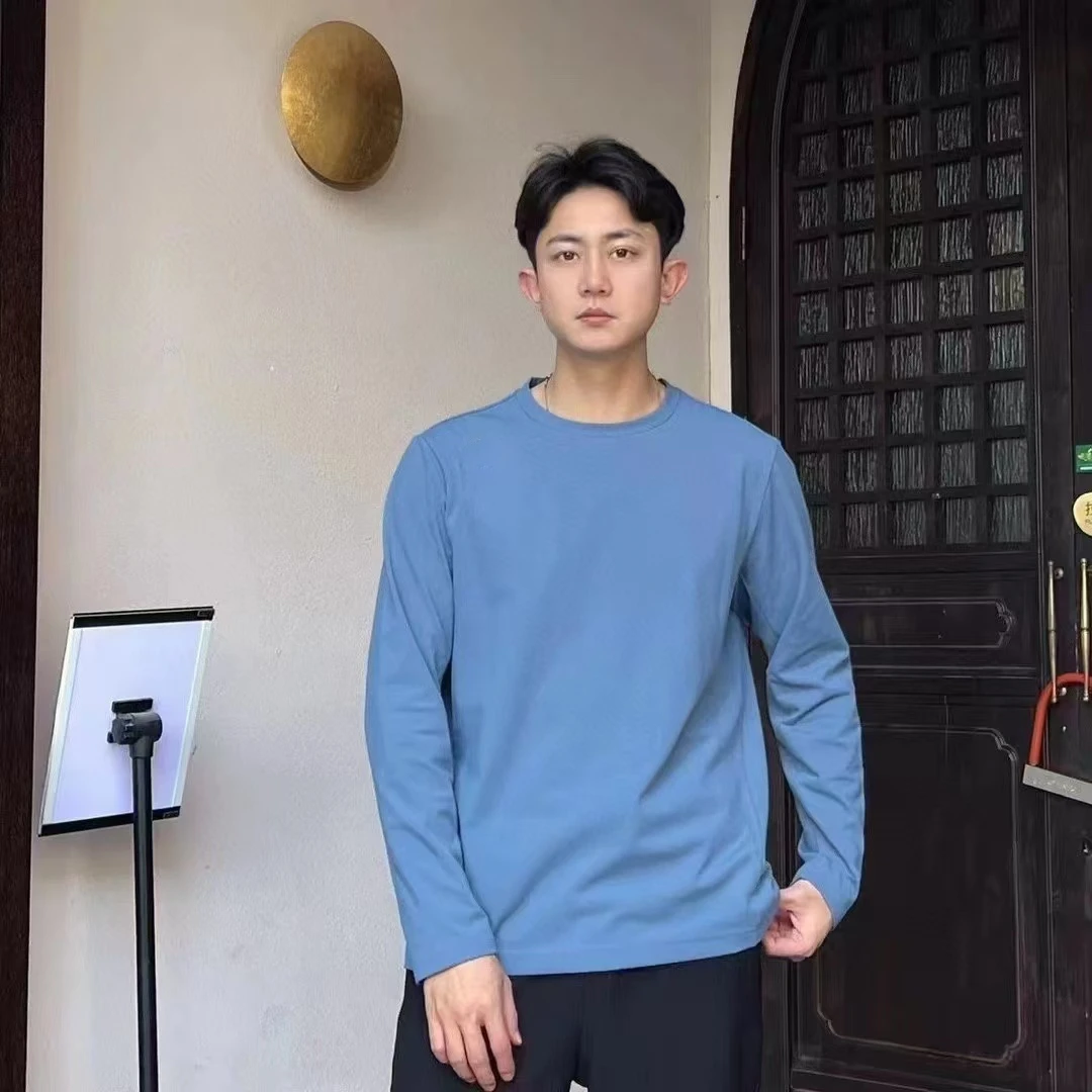 SC24107 秋冬休闲运动弹力吸湿排汗速干保暖训练长袖T恤