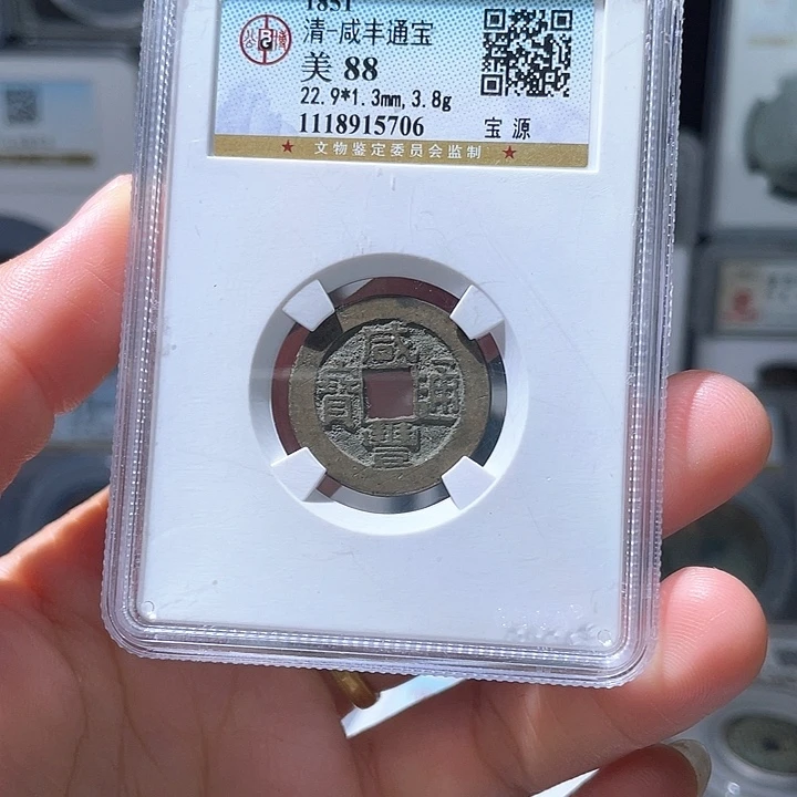 铜轩缘 咸丰通宝编号5706