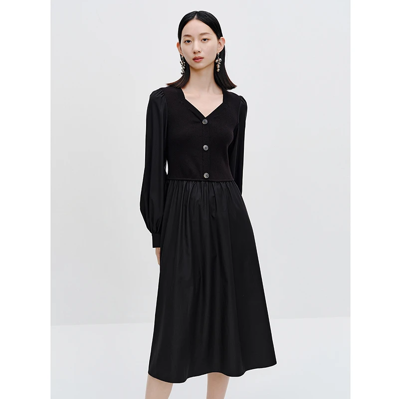 【艾美甄选】NEELLY纳俪商场同款连衣裙N23082Y01115