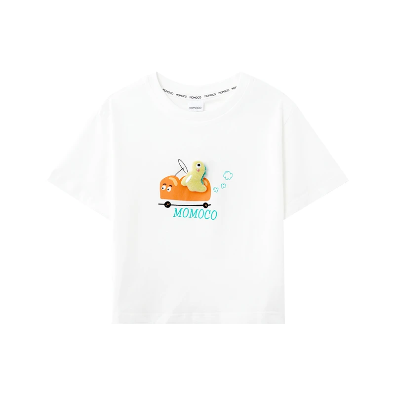 MOMOCO/玛米玛卡夏季新款儿童可爱韩版百搭恐龙t恤77230235026
