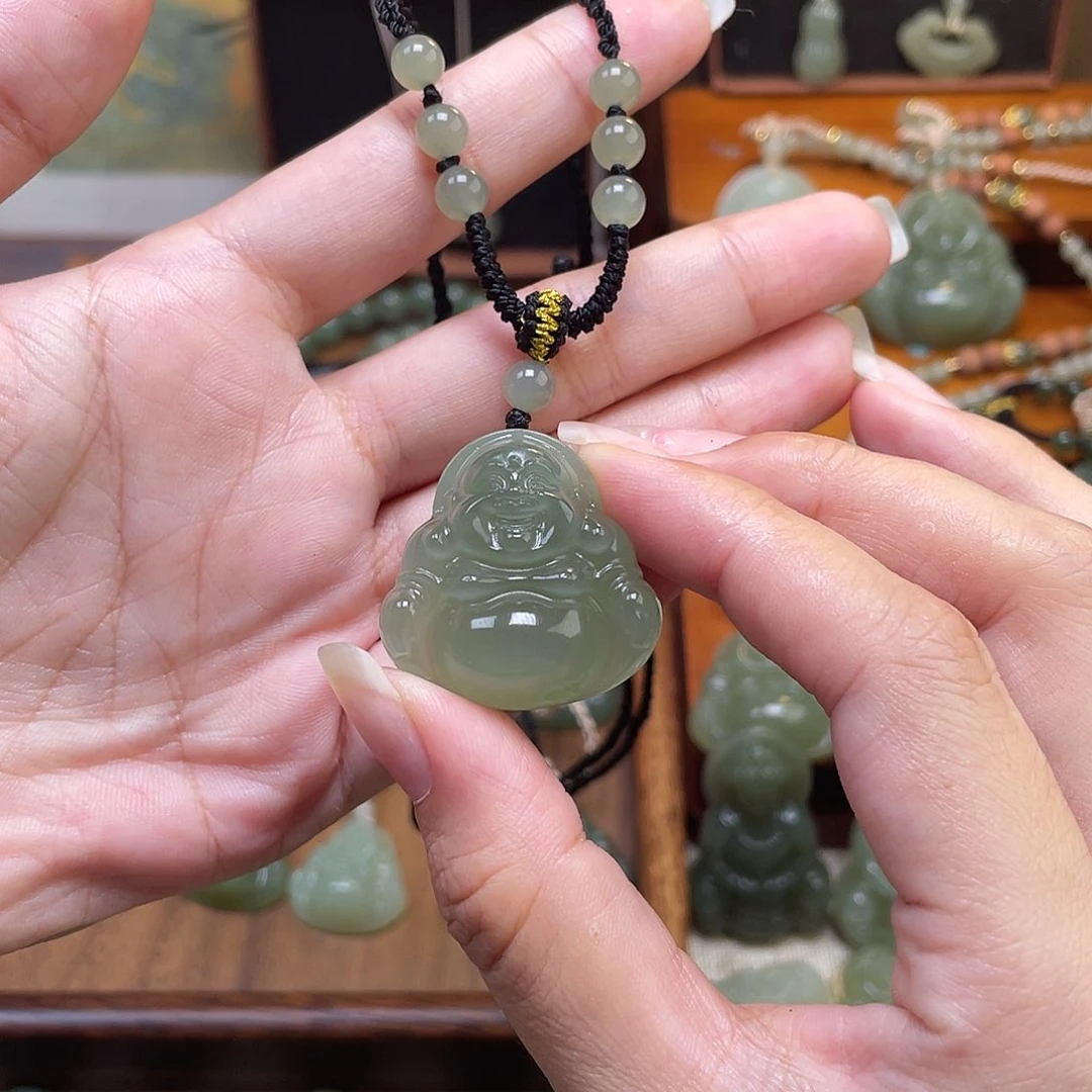 和田玉未镶嵌颈饰30