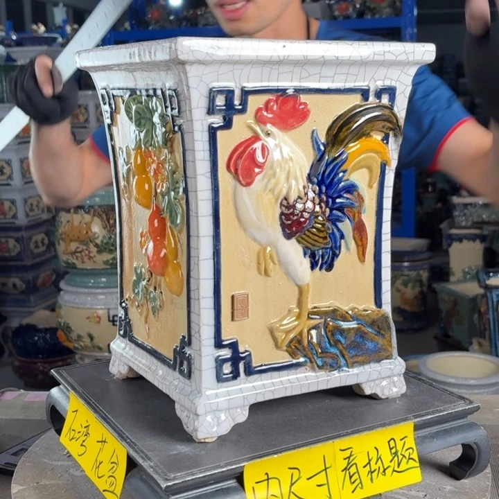 一风堂石湾花盆 内19*28