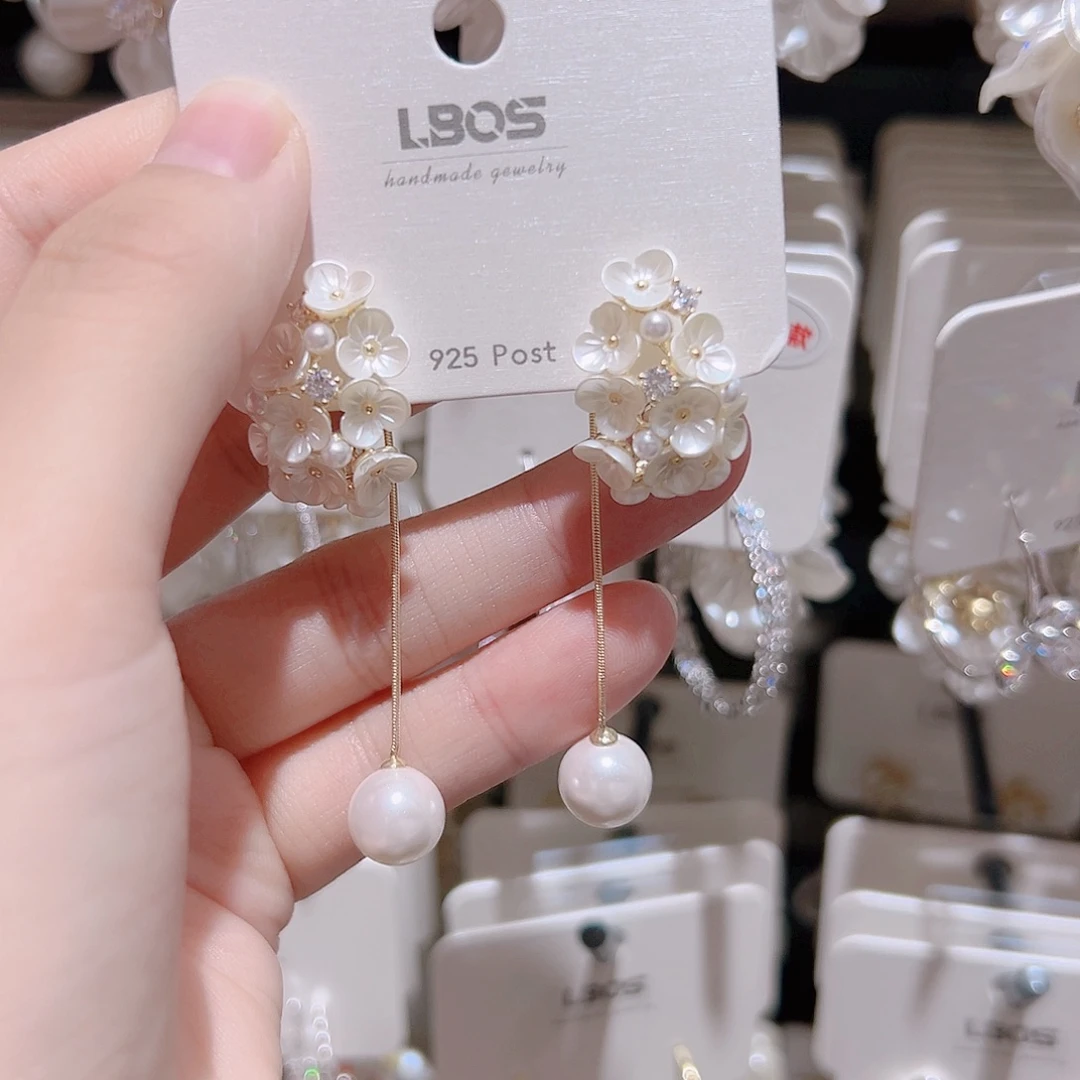 锆石纯铜合金时尚潮流耳环