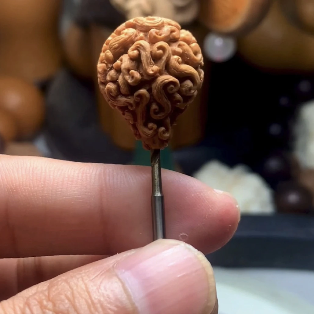 桃核雕刻三通尺寸 19X29