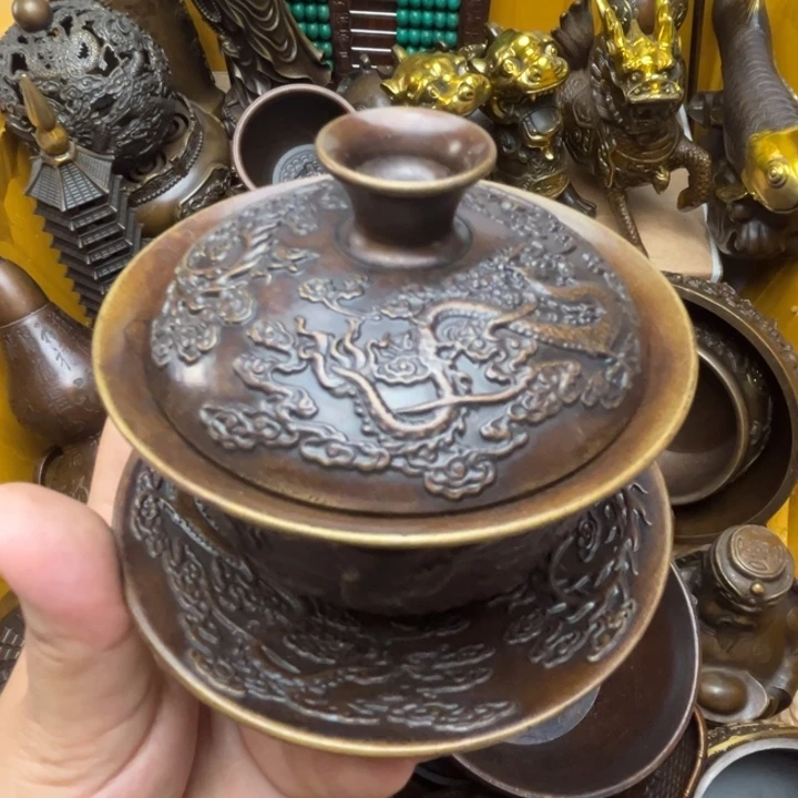 精美铜器摆件藏收