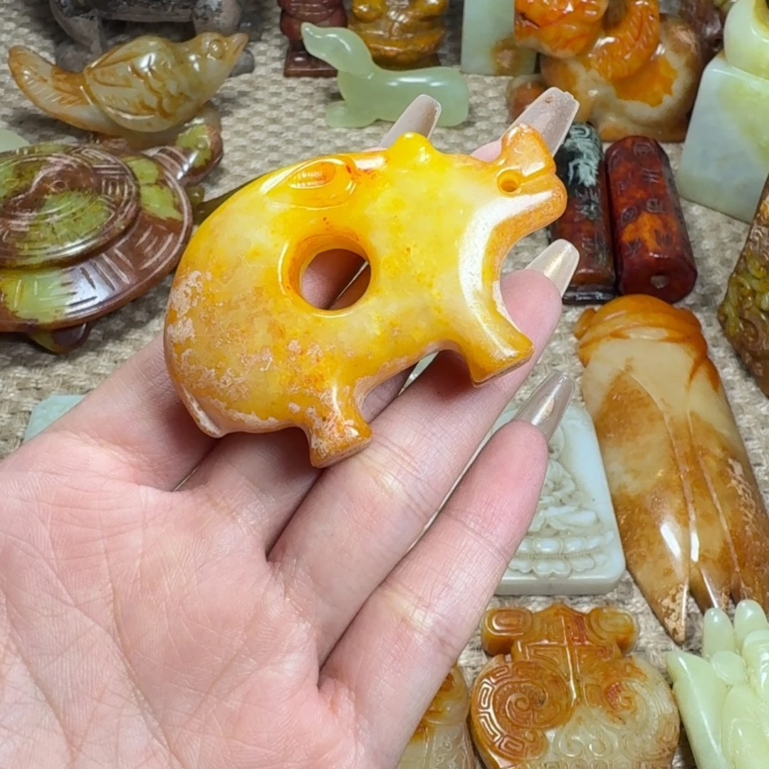 白玉菩提吊坠挂件