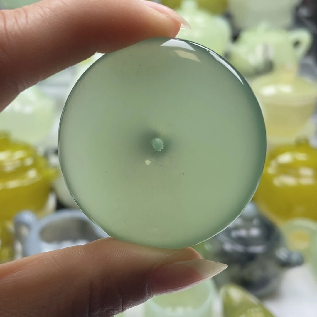 蛇纹石玉未镶嵌手把