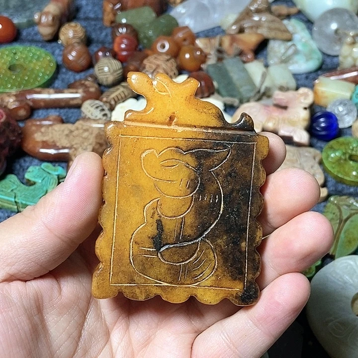 和田玉未镶嵌颈饰91