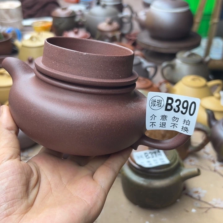 茶壶紫砂紫泥瑕疵370