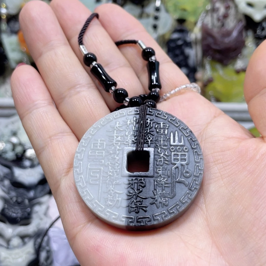 【闪购商品】岫玉未镶嵌颈饰3吊坠