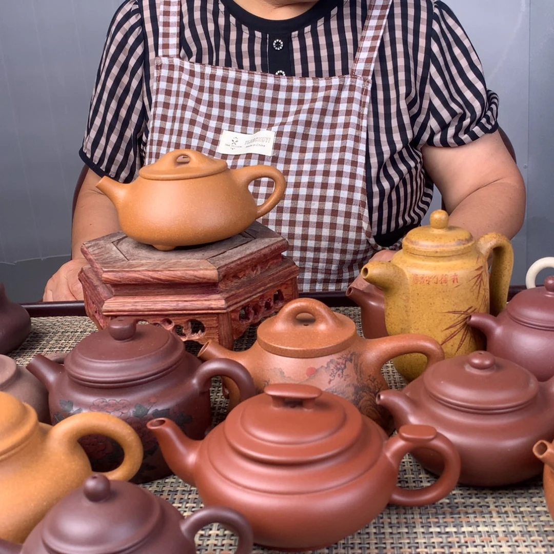 自***人紫砂茶壶宜兴紫砂壶茶壶原矿紫砂壶