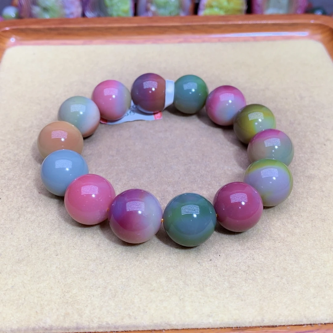 玛瑙未镶嵌手链盐源