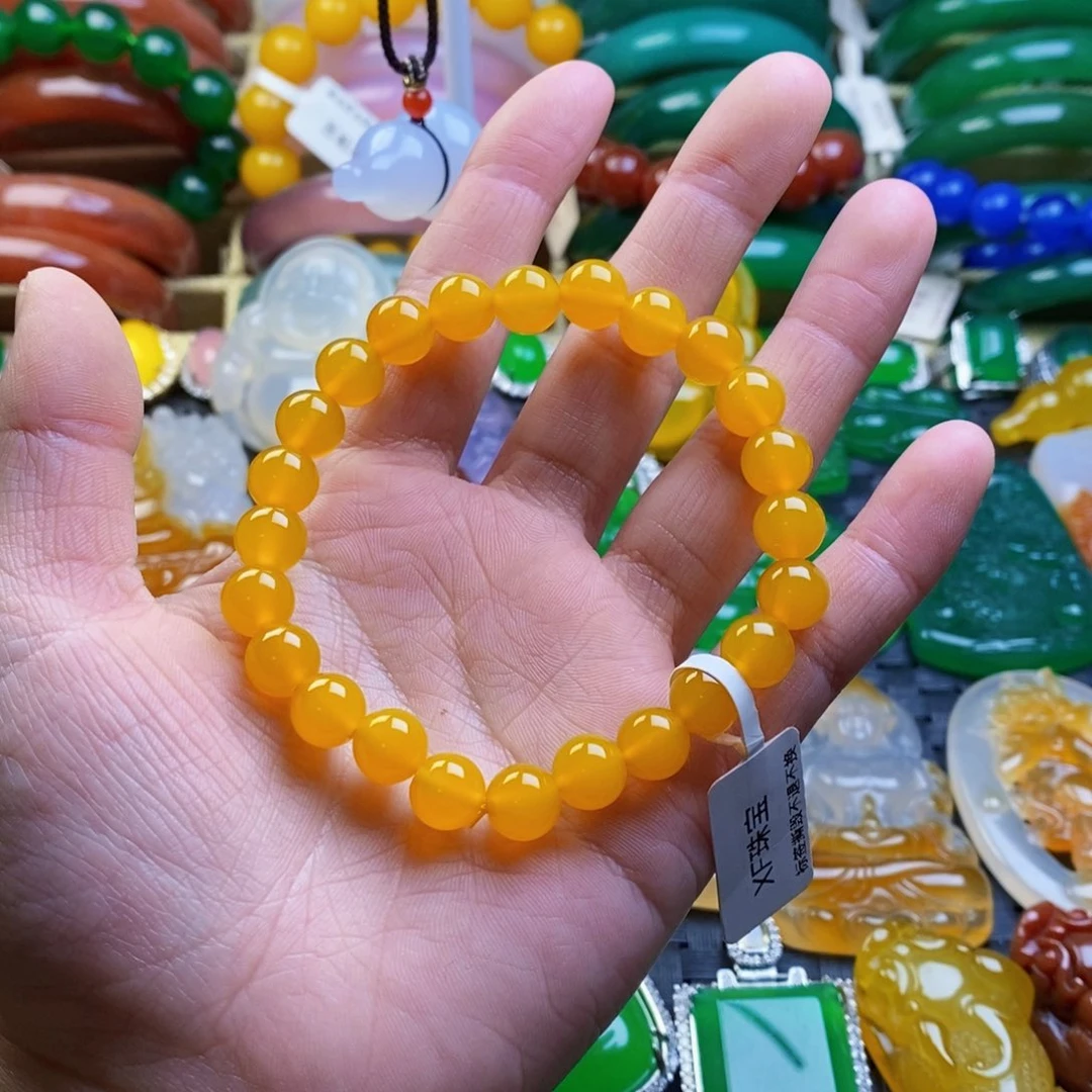 *****玛瑙/玉髓未镶嵌手链卡8