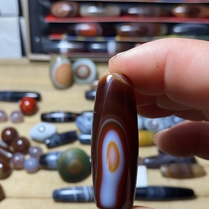 玛瑙/玉髓合金颈饰