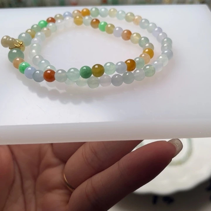 未镶嵌手串翡翠翡翠