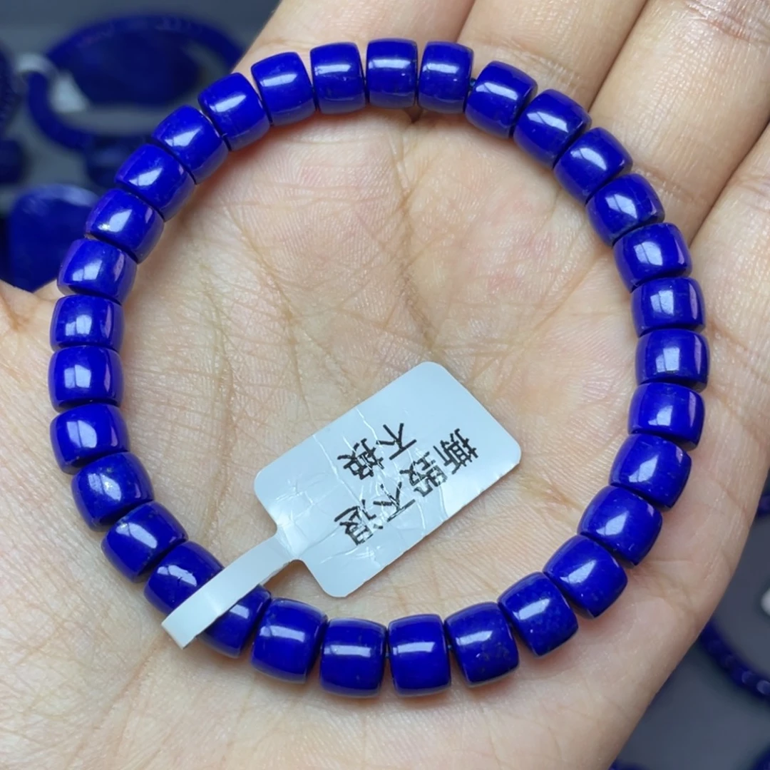 未镶嵌青金石7×5mm直切手串