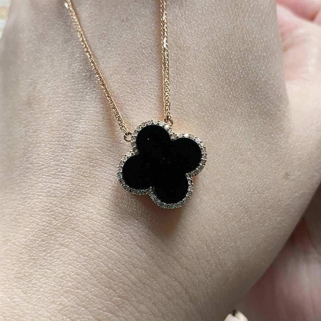 翡翠颈饰18K金镶嵌1。