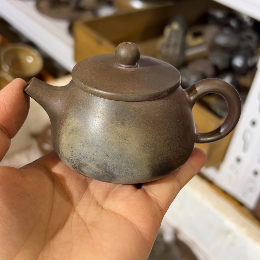 贵台龙窑柴烧茶壶A111