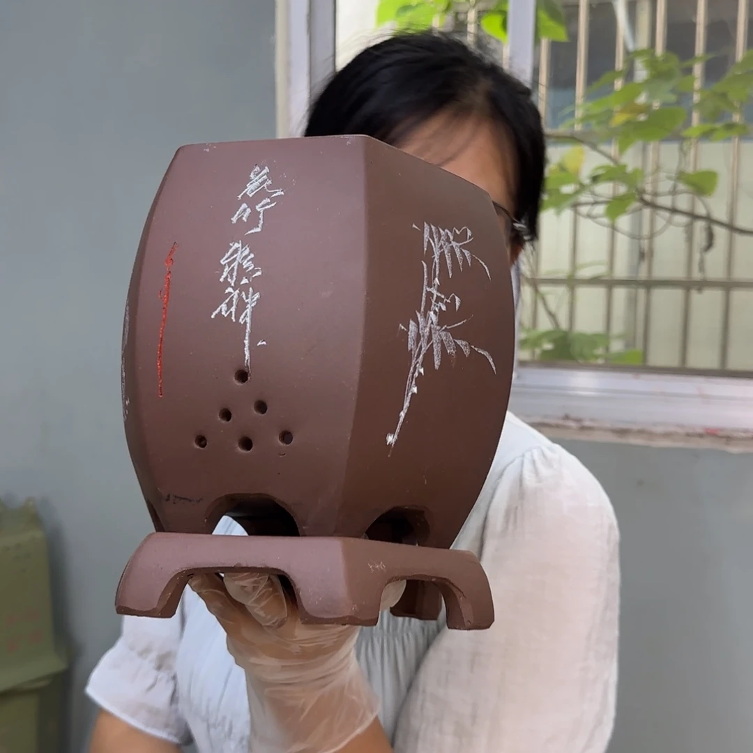 紫砂花盆紫砂口径17