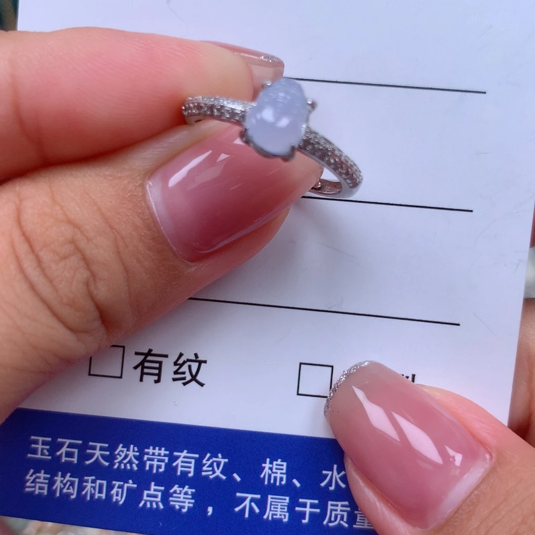 颈饰银S925镶嵌翡翠