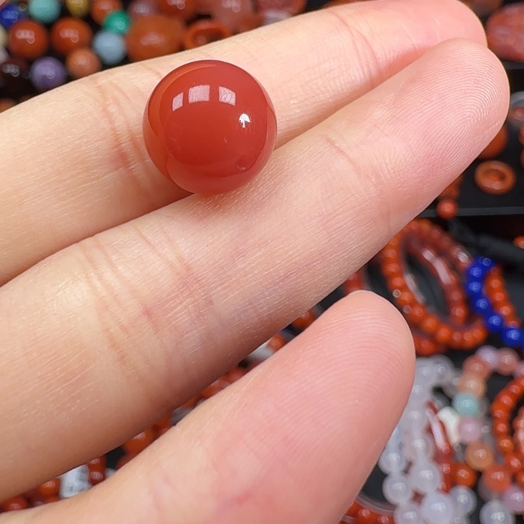 南红玛瑙未镶嵌配饰12mm