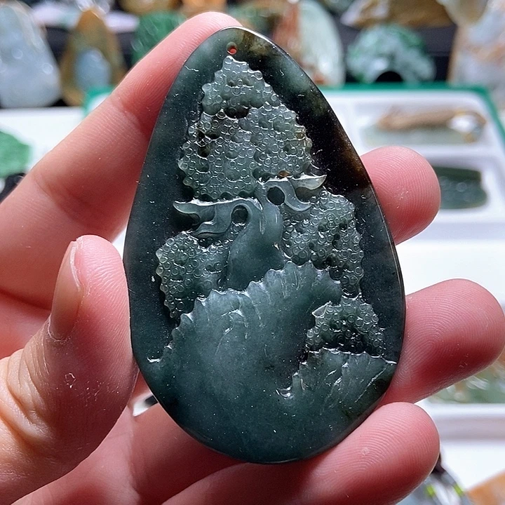 翡翠未镶嵌颈饰翡翠a货