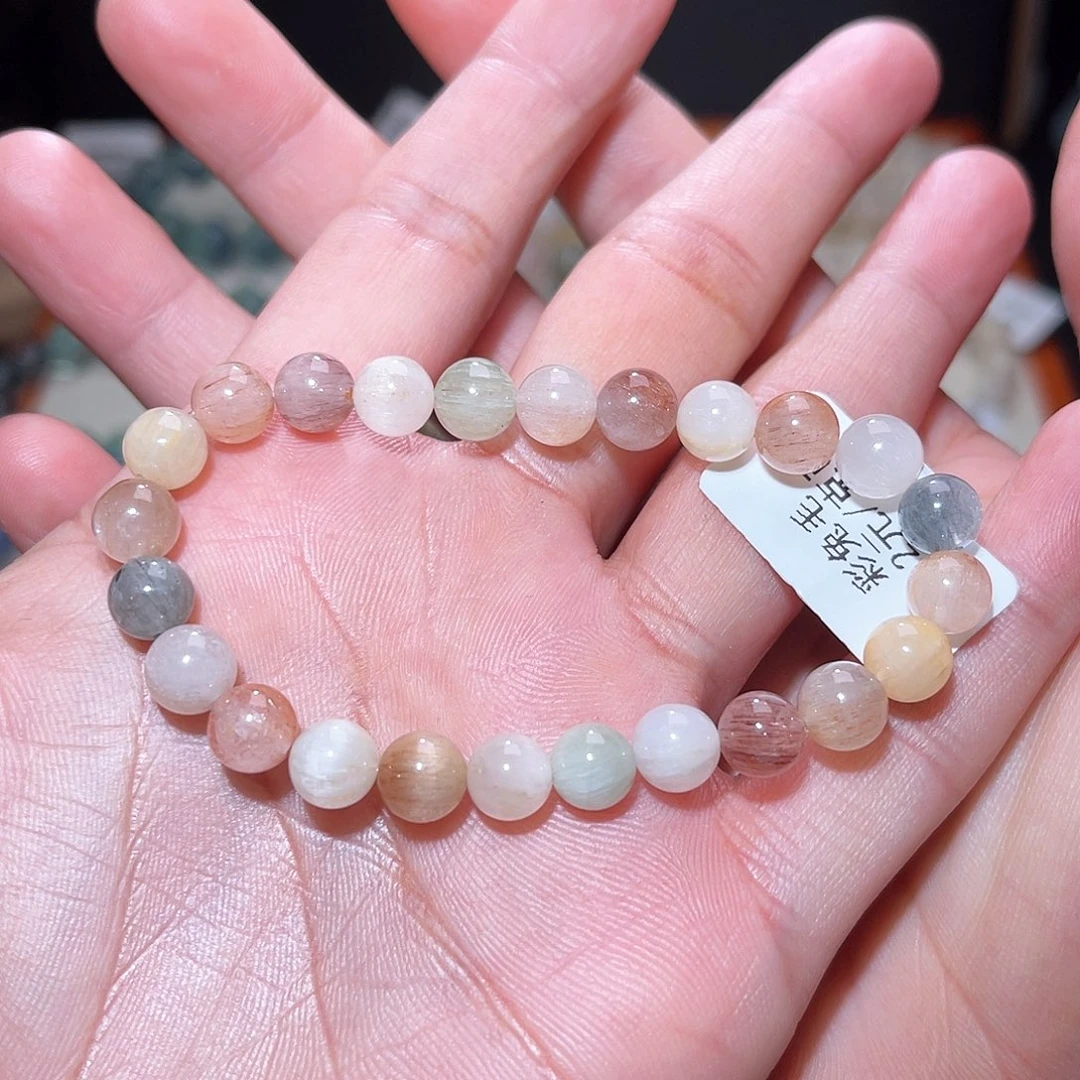 水晶手链未镶嵌246号主图手串  7+