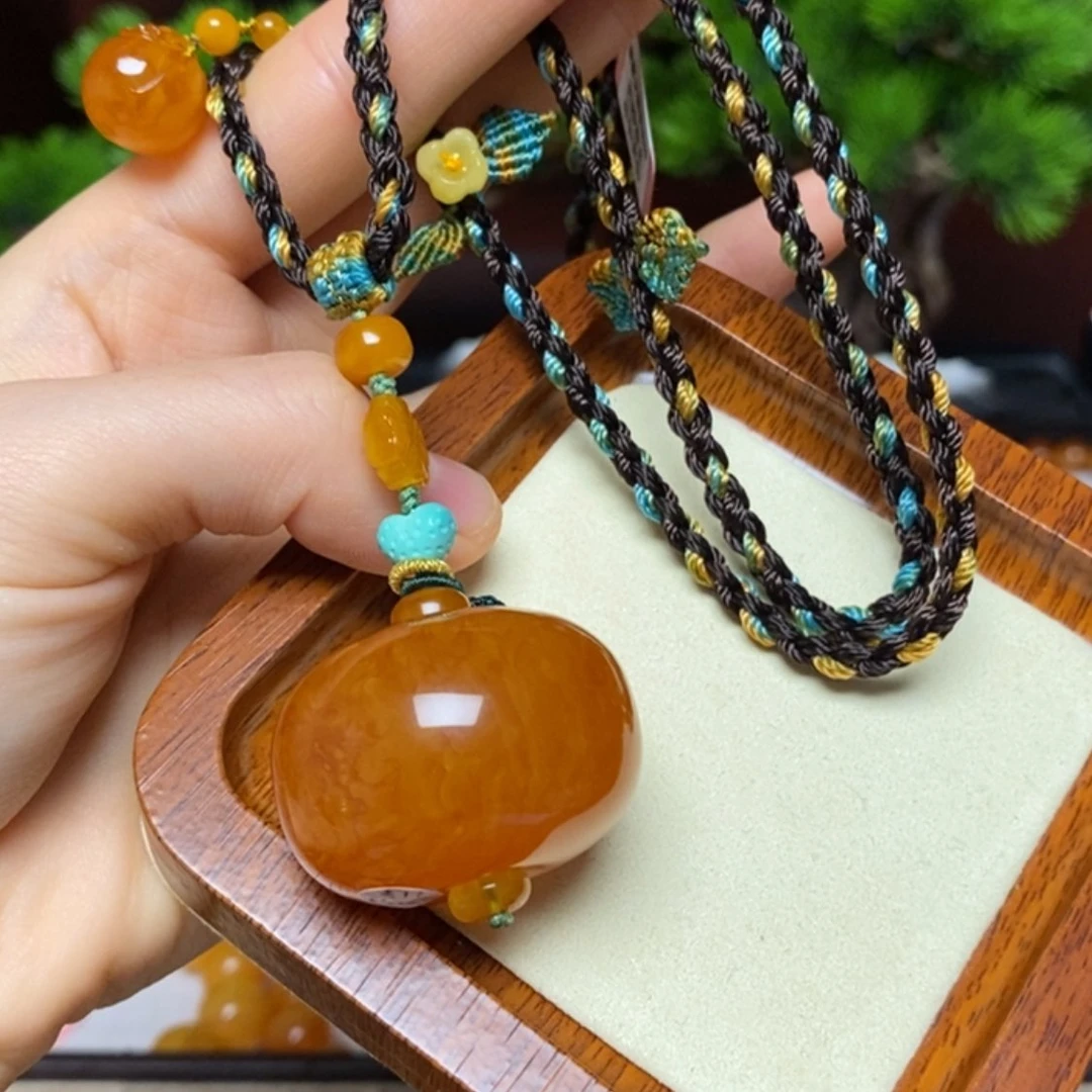 【闪购商品】蜜蜡颈饰未镶嵌项链