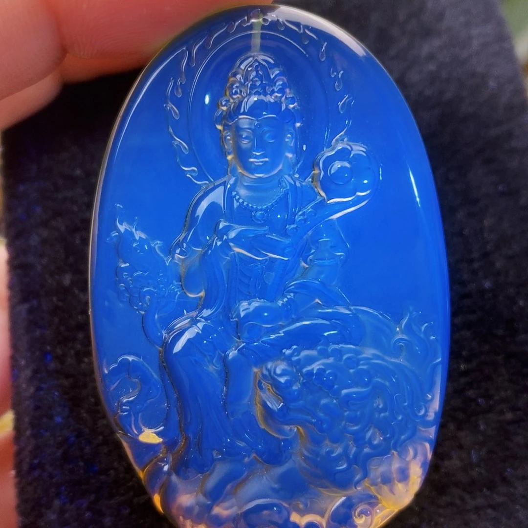 【闪购商品】蓝珀吊坠(不含链)未镶嵌
