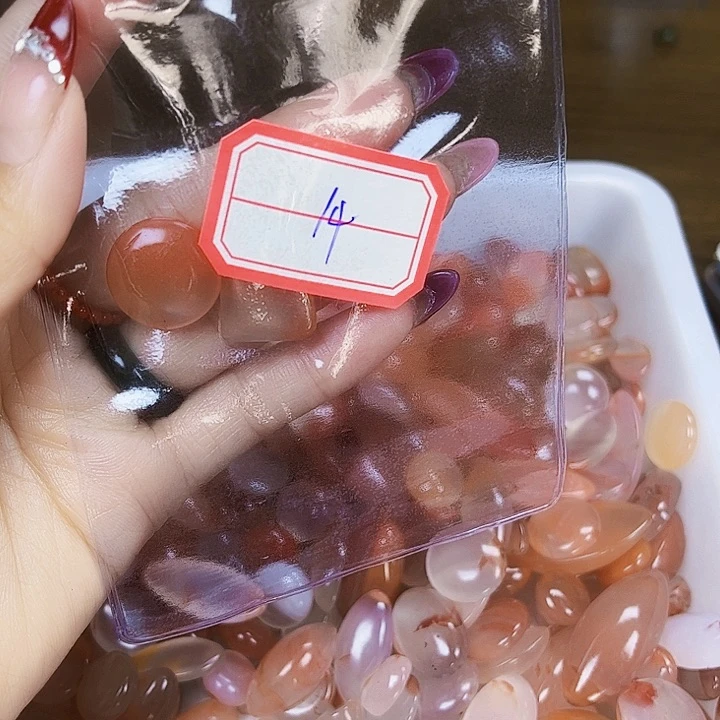 南红玛瑙合金珠宝半成品