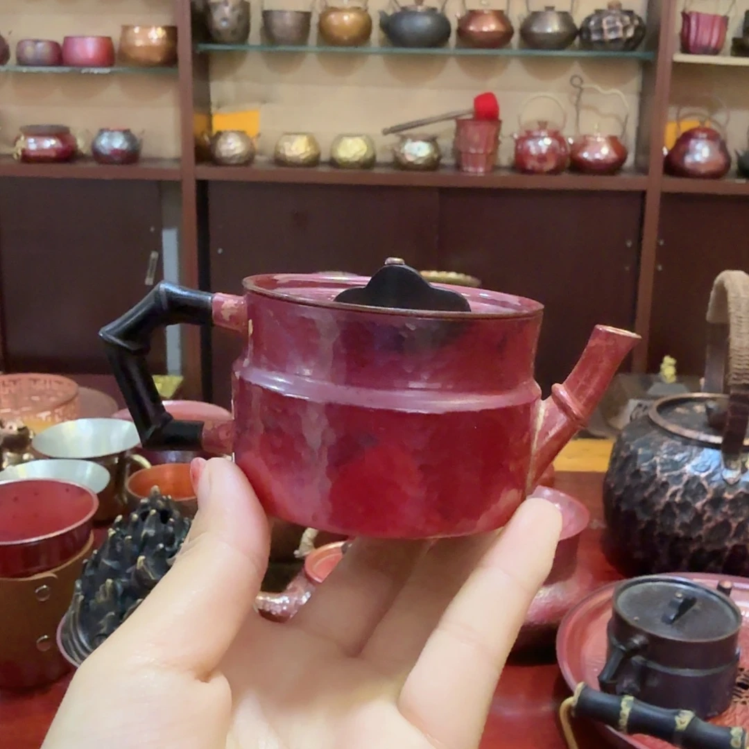 禅***修紫铜手工制作摆件