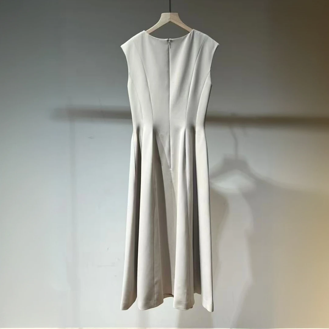 80570 赫本风重磅醋酸连衣裙 4