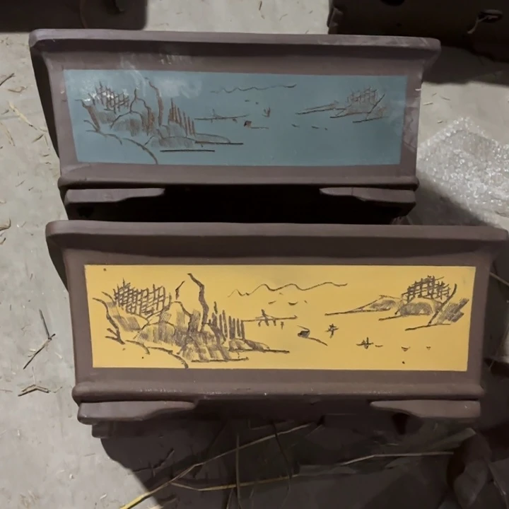 花盆紫砂160.2。  50-37-20。